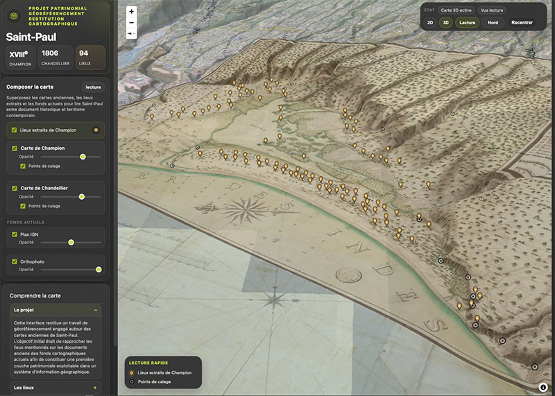 Aperçu — Saint-Paul · cartes anciennes géoréférencées